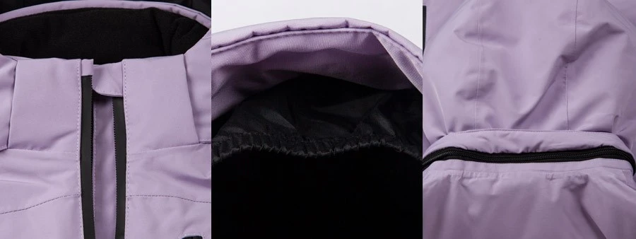 girls ski jacket detail-2 girls ski jacket detail-2